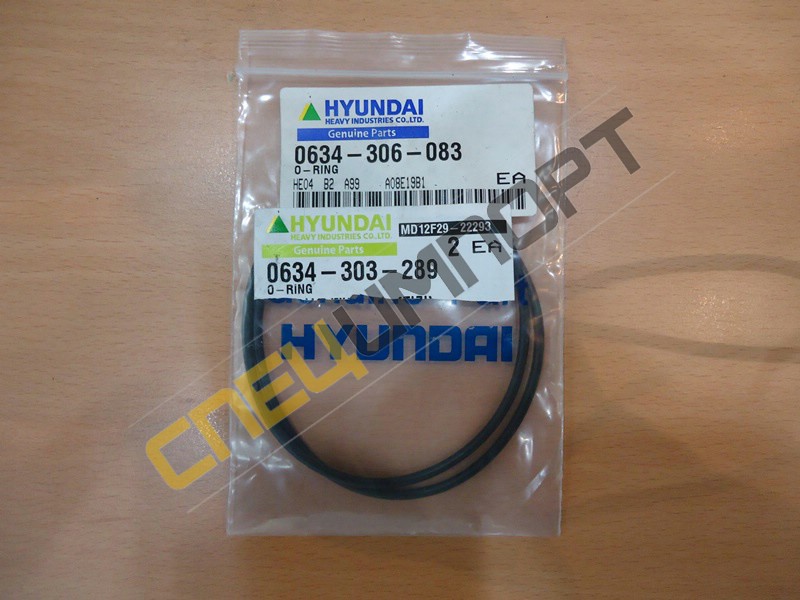 Кольцо уплотнительное (Hyundai R1300WM | 0634-306-083)